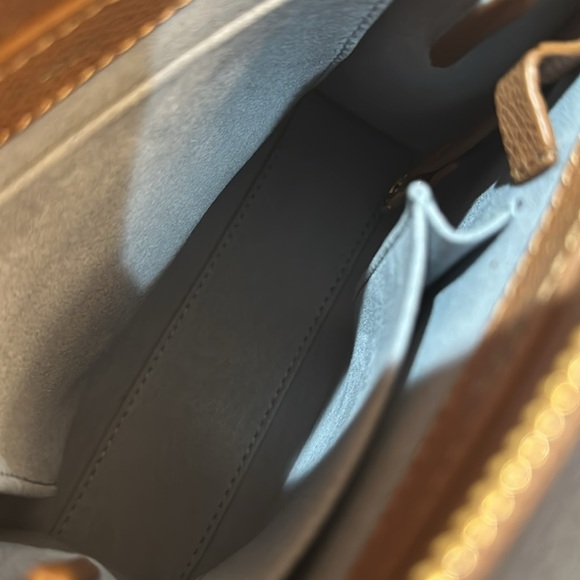 Senreve Mini Alunna Bag | Pebbled - Chestnut / Gold - Picture 7 of 7